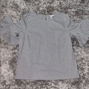 Calvin Klein ruffle sleeve tunic top NWT